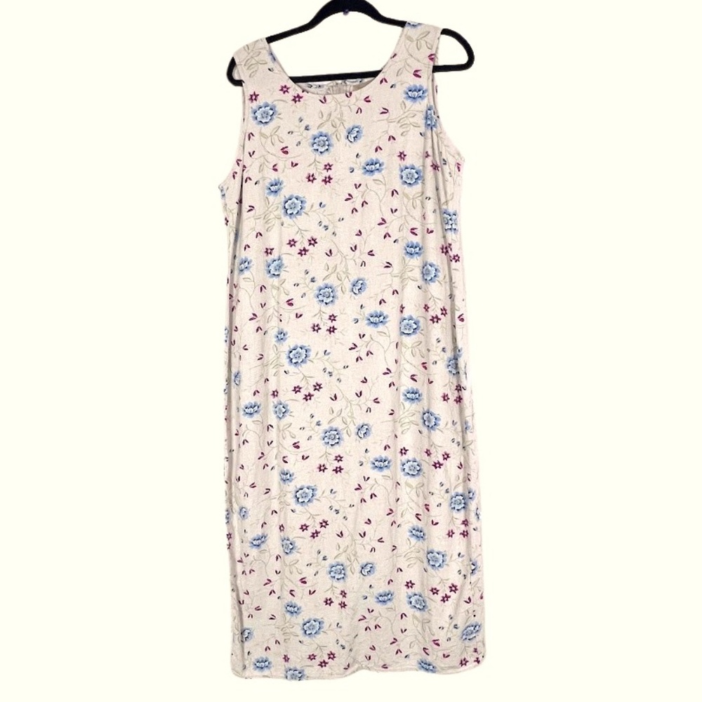 Bobbie Brooks Vintage Floral Midi-Maxi Dress